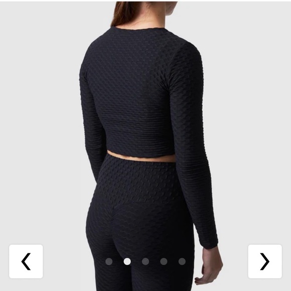 BORN PRIMITIVE WORKOUT SET HIGH WAIST LEGGING CROP TOP BODYCON WORKOUT SET S XS - Picture 17 of 17